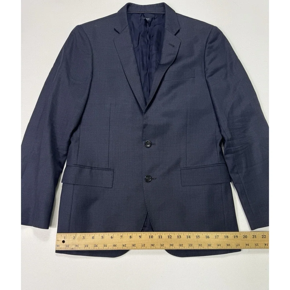 J Crew Ludlow Blazer Mens 38R Grey Tollegno 1900 Italian Wool Sport Coat J3272